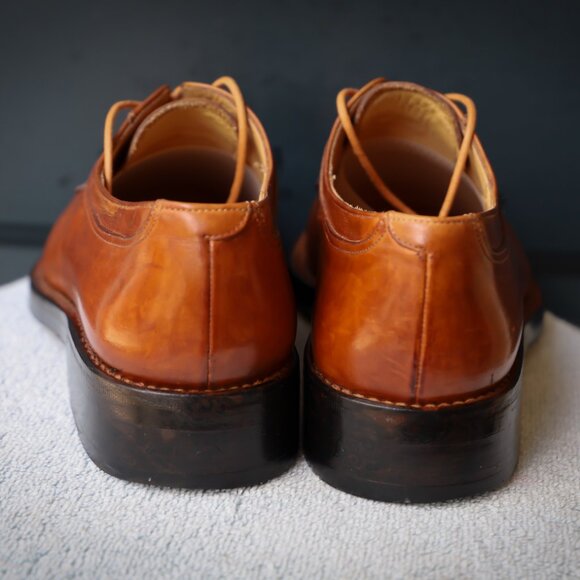 Lidfort for Barneys New York 9.5-US Brown Split Toe Norvegese Oxfords - Picture 6 of 16
